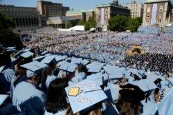 Wisuda mahasiswa di kampus Universitas Columbia, New York, 17 Mei 2017. (Foto: dok).