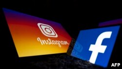 Logos do Facebook e Instragram
