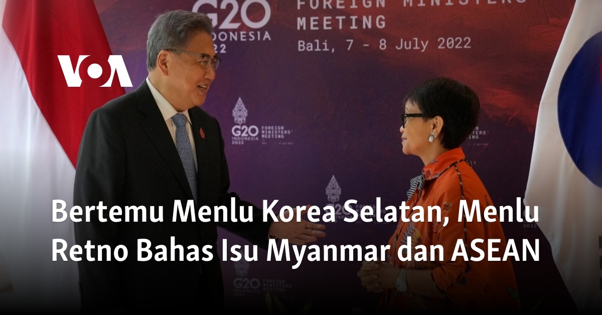 Bertemu Menlu Korea Selatan, Menlu Retno Bahas Isu Myanmar Dan ASEAN