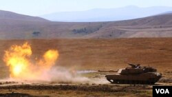 M1A1 Abrams სამხრეთ საქართველოში