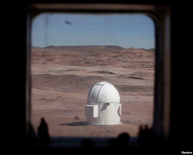 Observatorium Musk di Mars Desert Research Center, padang pasir Utah, 2 Maret 2013. (Foto:Dok)