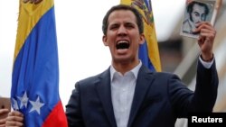 Juan Guaido, anggota parlemen yang beroposisi menyatakan diri sebagai presiden sementara Venezuela (foto: dok).