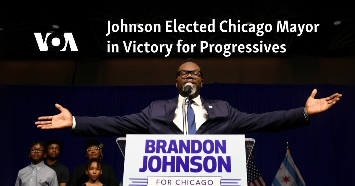 Johnson Elected Chicago Mayor in Victory for Progressives