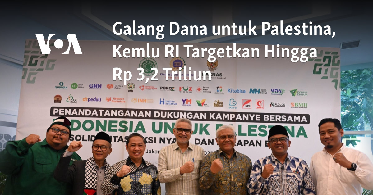 Galang Dana untuk Palestina, Kemlu RI Targetkan Hingga Rp 3,2 Triliun