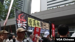 香港人6月30日上街游行
