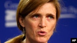 Ðại sứ Mỹ tại Liên Hiệp Quốc Samantha Power.