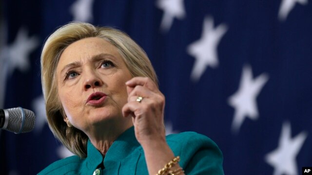 Hillary Clinton habla sobre asesinato de dos reporteros de televisión en Roanoke, Virginia