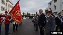 بنی گانتز وزیر دفاع اسرائیل در سفر به مراکش.