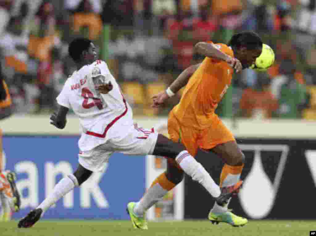 Sawirro: Ciyaartii Dhexmartay Ivory Coast iyo Sudan (1-0)