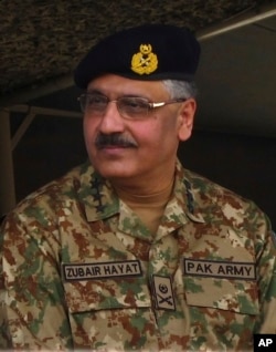 FILE - Pakistan's Joint Chiefs of Staff Committee Chairman General Zubair Mahmood Hayat.