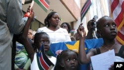 South Sudanese nationals of all ages came to Washington to celebrate their new country.
