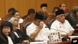 Prabowo dan Hatta di Mahkamah Konstitusi