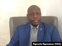 Brah Mahamat, ministre tchadien de l'Environnement et de la pêche, à Brazzaville. (VOA/Ngouela Ngoussou)