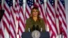 Melania Trump, primeira dama, fala na convenção nacional republicana