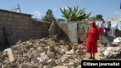 Houses destroyed under Operation Murambatsvina in 2005. 