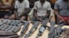 Koleka 1.500 minduki ya bitumba na ba bombes etiyami maboko na Gbadolite