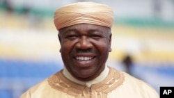 Le président du Gabon Ali Bongo, 12 janvier 2017.