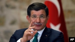 아흐메트 다보토글루 터키 총리 (자료사진)