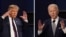 Tổng thống Donald Trump (trái) và cựu Phó tổng thống Joe Biden trong cuộc tranh luận ngày 29/9/2020.