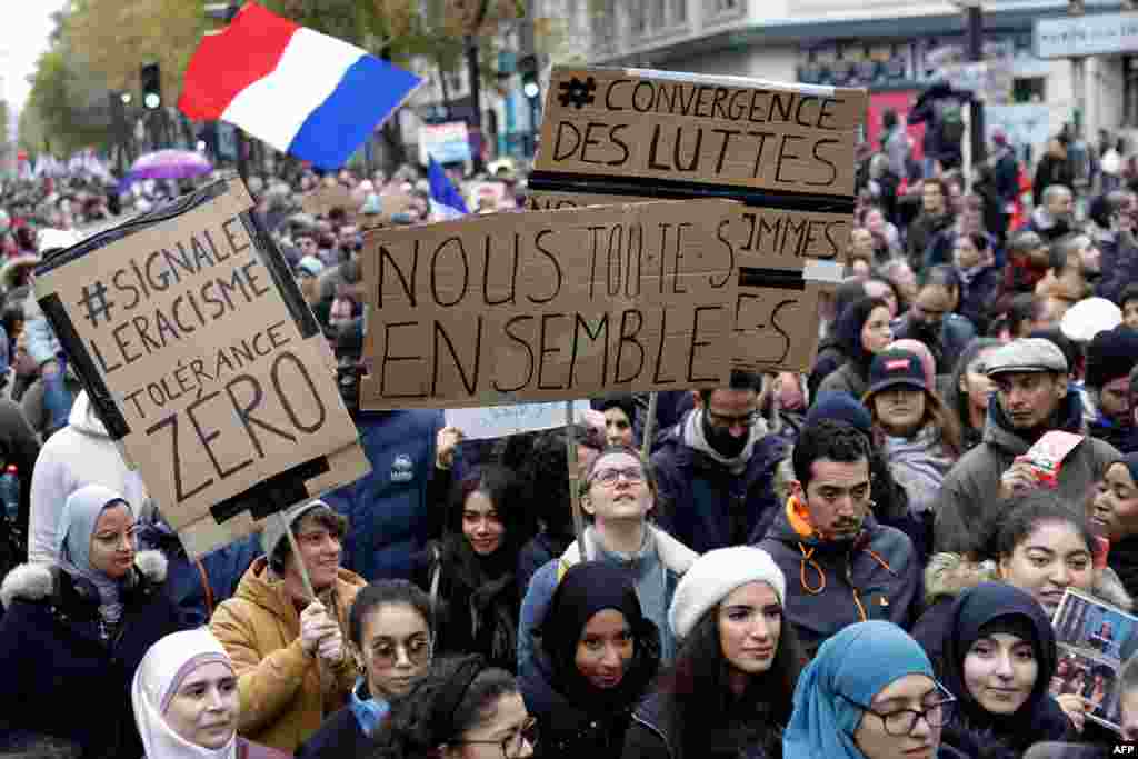 فرانس میں مسلمانوں پر حملے کوئی نئی بات نہیں، حالیہ دنوں میں بھی یکے بعد دیگرے مسلمانوں پر حملوں کے کچھ واقعات پیش آئے ہیں، جس کے باعث مقامی مسلمانوں نے اس مارچ کا اہتمام کیا ہے۔ 