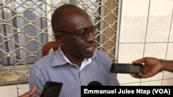 Victor Amougou, au Cameroun, le 20 avril 2019. (VOA/Emmanuel Jules Ntap)