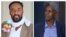 ከግራ ወደ ቀኝ ጋዜጠኛ ኤልያስ ገብሩ እና እስክንድር ነጋ