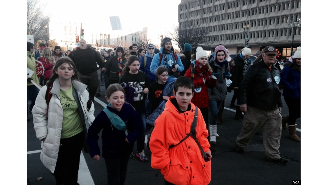 华盛顿“为生命权游行”