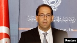 Le Premier ministre tunisien Youssef Chahed à Tunis, Tunisie, le 3 août 2016.