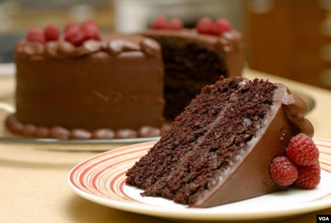 Chocolate cake is popular flavor.