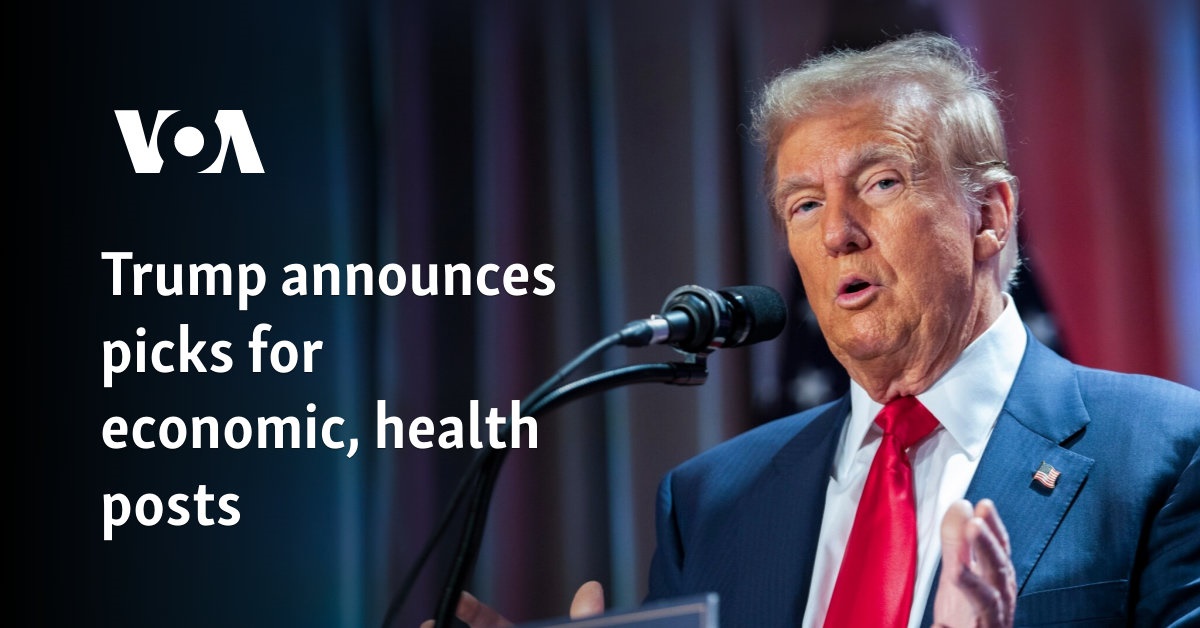 Trump Nominates Key Officials for Health Posts