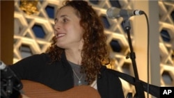 Singer-Songwriter Basya Schechter combines Jewish traditional music with a downtown rocker's sensibility in her performance.