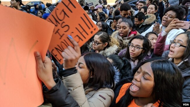 Students Walk Out Against Gun Violence 