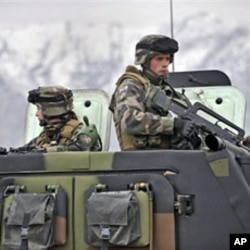 French soldiers patrol in the mountains of the valley of Kapica in Afghanistan (File)