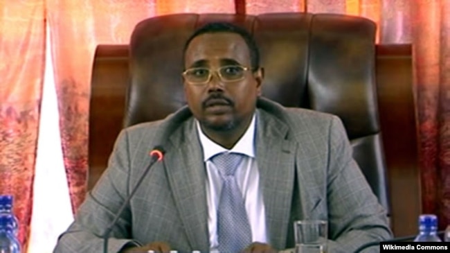 FILE - Abdi Illey, president of Ethiopia's Somali region, is seen in an undated photo. Also known as Abdi Mohamoud Omar, he oversees the Liyu police, a special force responsible for a range of abuses against Ethiopians, particularly in the Somali region, according to rights groups.