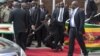 Mugabe Falls in Harare; Appears Unhurt