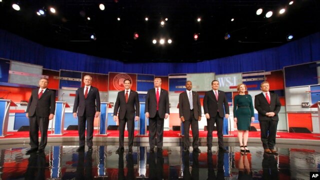 Los republicanos aspirantes a la nominación presidencial debatieron el martes, 10 de noviembre de 2015 en Milwaukee, Wisconsin, por cuarta vez.