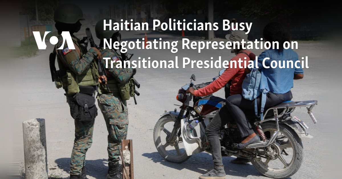 Haitian Politicians Busy Negotiating Representation on Transitional Presidential Council  