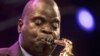 Tenor saxophonist Maceo Parker performs at the Paleo Festival in Nyon, Switzerland, July 25, 2001. 