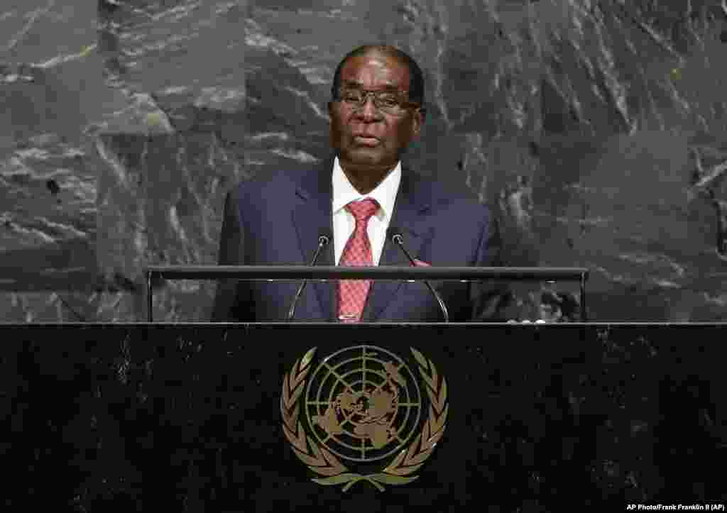 Zimbabwe President Robert Mugabe - UNGA 2017