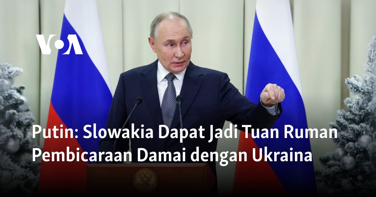 Slowakia Dapat Jadi Tuan Ruman Pembicaraan Damai dengan Ukraina