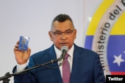 Nestor Reverol, Ministro de Relaciones Interiores de Venezuela. Foto: @NestorReverol. Agosto 5, 2018.