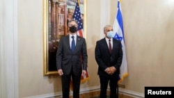 Держсекретар США Енитоні Блінкен та міністр закордонних справ Ізраїлю Яір Лапід