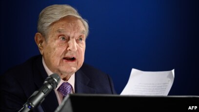 Tỷ phú Mỹ George Soros phát biểu tại Diễn đàn Kinh tế Thế giới hôm 24/1/2019