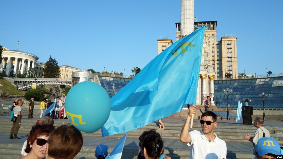 День крымскотатарского флага, Майдан независимости, Киев, 26 июня