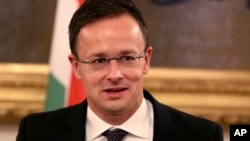 Міністр закордонних справ Угорщини Петер Сійярто