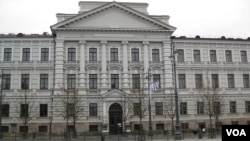 在维尔尼斯的前克格勃立陶宛总部，目前是苏联和纳粹占领立陶宛博物馆。 