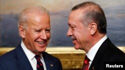 Віце-президент Джо Байден та президент Туреччини Таїп Реджеп Ердоган 