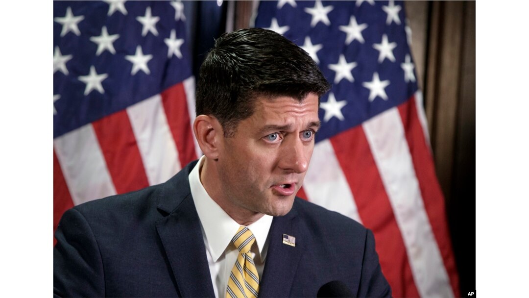 Paul Ryan, líder de la mayoría republicana en la Cámara de Representantes de EE.UU.