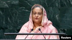 ဘင်္ဂလားဒေ့ရှ်ဝန်ကြီးချုပ် Sheikh Hasina 
