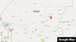 La ville d'Abéché est située dans l'est du Tchad.